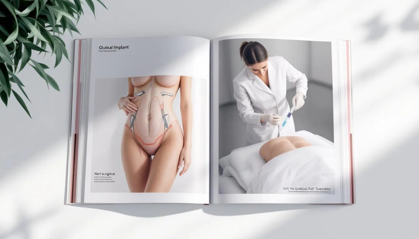 Un confronto tra metodi chirurgici e non chirurgici per l'aumento dei glutei.