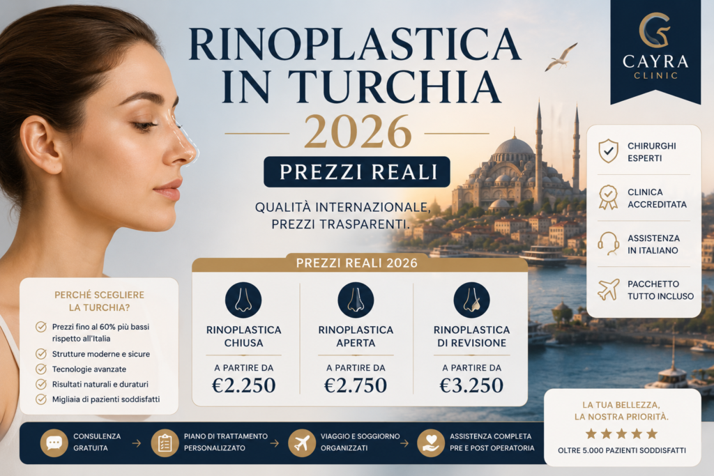 Rinoplastica in Turchia