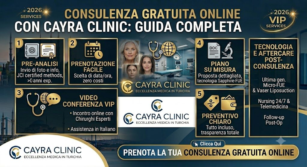 consulenza gratuita online Cayra Clinic