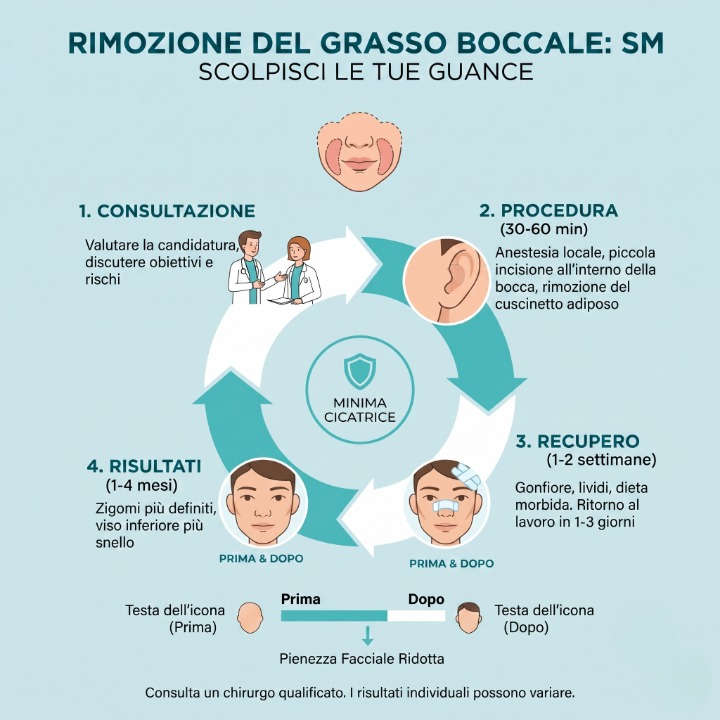 Procedura di rimozione del grasso buccale